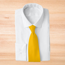 Corbata Color sólido ámbar