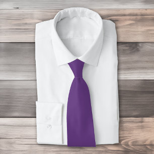 Corbata Color sólido Ametismo púrpura