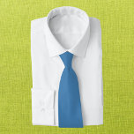 Corbata Color sólido azul de acero<br><div class="desc">Color sólido azul de acero</div>