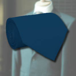 Corbata Color sólido azul prusiano | Clásica | Elegante