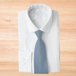 Corbata Color sólido azul turbio<br><div class="desc">Color sólido azul turbio</div>