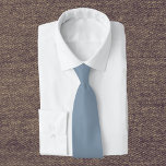 Corbata Color sólido azul turbio<br><div class="desc">Color sólido azul turbio</div>