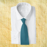Corbata Color sólido azul verde azulado<br><div class="desc">Color sólido azul verde azulado</div>