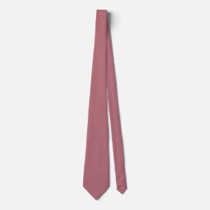 Corbata Color sólido clásico de oro Rosa