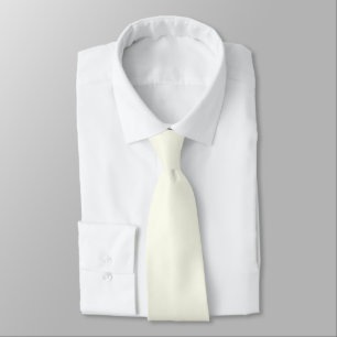 Corbata Color sólido color amarillo blanco pálido negro ne