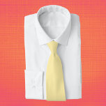 Corbata Color sólido de crema de mantequilla<br><div class="desc">Color sólido de crema de mantequilla</div>