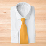 Corbata Color sólido del Naranja Pastel<br><div class="desc">Color sólido del Naranja Pastel</div>