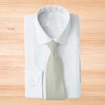 Corbata Color sólido del sabio blanco<br><div class="desc">Color sólido del sabio blanco</div>