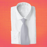 Corbata Color sólido gris de lavanda<br><div class="desc">Color sólido gris de lavanda</div>