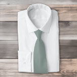 Corbata Color sólido liso agalo verde azul<br><div class="desc">Diseño de color liso agave azul verde.</div>