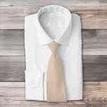 Corbata Color sólido liso Palomino beige<br><div class="desc">Diseño de color liso Palomino beige.</div>