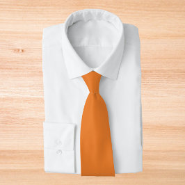 Corbata Color sólido Naranja Princeton