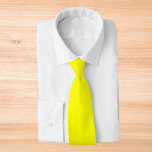 Corbata Color sólido neón amarillo<br><div class="desc">Color sólido neón amarillo</div>