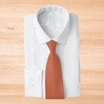 Corbata Color sólido rojo de cobre<br><div class="desc">Color sólido rojo de cobre</div>