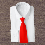 Corbata Color sólido rojo de la manzana dulce<br><div class="desc">Color sólido rojo de la manzana dulce</div>