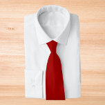 Corbata Color sólido rojo oscuro de manzana y dulce<br><div class="desc">Color sólido rojo oscuro de manzana y dulce</div>