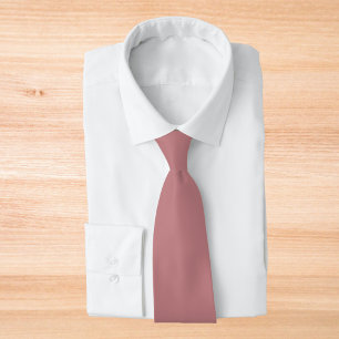Corbata Color sólido Rosa polvoriento