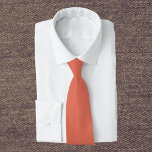 Corbata Color sólido terracota<br><div class="desc">Color sólido terracota</div>