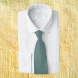 Corbata Color sólido Verde azulado del egeo<br><div class="desc">Color sólido Verde azulado del egeo</div>