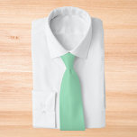 Corbata Color sólido verde de la marea<br><div class="desc">Color sólido verde de la marea</div>