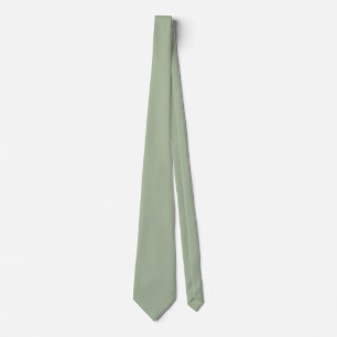 Corbata Color sólido verde Laurel