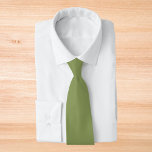Corbata Color sólido verde mosca<br><div class="desc">Color sólido verde mosca</div>