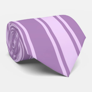 Corbata Color violeta africano Stripe Funky Pattern