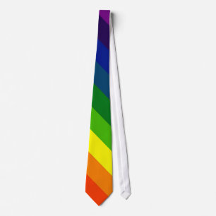 Corbata COLORÉEME un ~ del ARCO IRIS (un diseño rayado