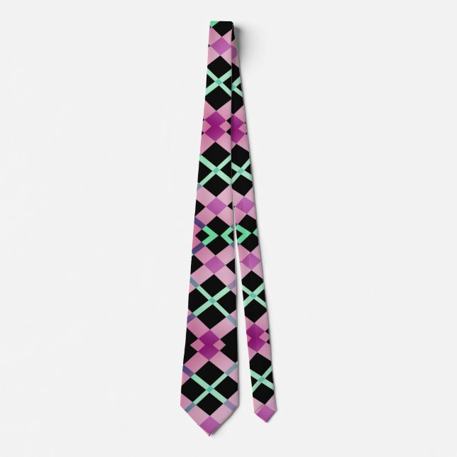 Corbata Colores abstractos Necktie (Anverso)