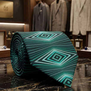 Corbata Colores Acuáticos Rayas de Pintura en Acuarela Ang