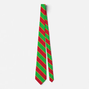Corbata Colores de bandera de Mali elegantes