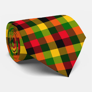 Corbata Colores de Rasta Reggae africano Diseño de patrón