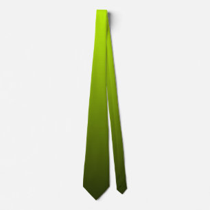 Corbata Colores Graduales Brillantes y Alegres Verde Solea