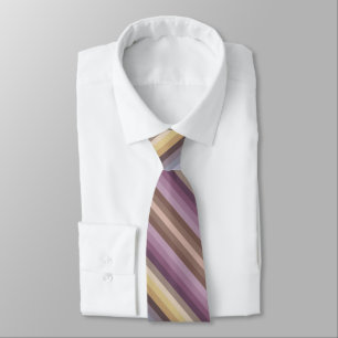 Corbata Colores Marrón Púrpura Cuadros Color Del Año
