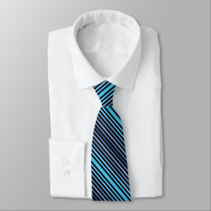Corbata Colores Negro y Azul Invierno Primavera Verano Col