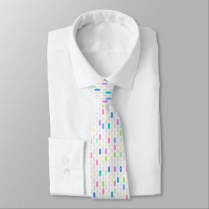 Corbata Colores retro impecables diseño círculos polka pun