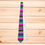 Corbata Colorida serape de Fiesta de manta mexicana<br><div class="desc">Este diseño se puede personalizar eligiendo la opción Editar diseño. También puede transferir a otros artículos. Póngase en contacto conmigo en colorflowcreations@gmail.com o utilice la opción de chat en la parte superior de la página si desea tener este diseño en otro producto o necesita ayuda con este diseño. Ver más...</div>