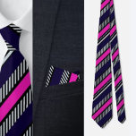 Corbata Coloridas Rayas Cutas Patrón De Tejido De Cuello<br><div class="desc">Colorida corbata del cuello del patrón de bandas cortas.</div>