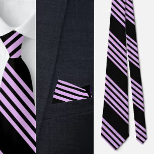 Corbata Coloridas Rayas Cutas Patrón De Tejido De Cuello