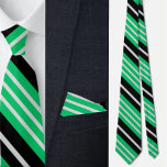 Corbata Coloridas Rayas Cutas Patrón De Tejido De Cuello<br><div class="desc">Colorida corbata del cuello del patrón de bandas cortas.</div>