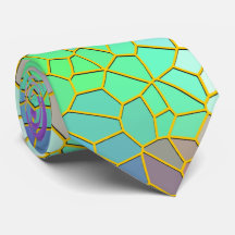 Colorido cordón en el cuello