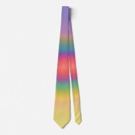 Corbata Colorido espacio de círculo concéntrico arcoiris