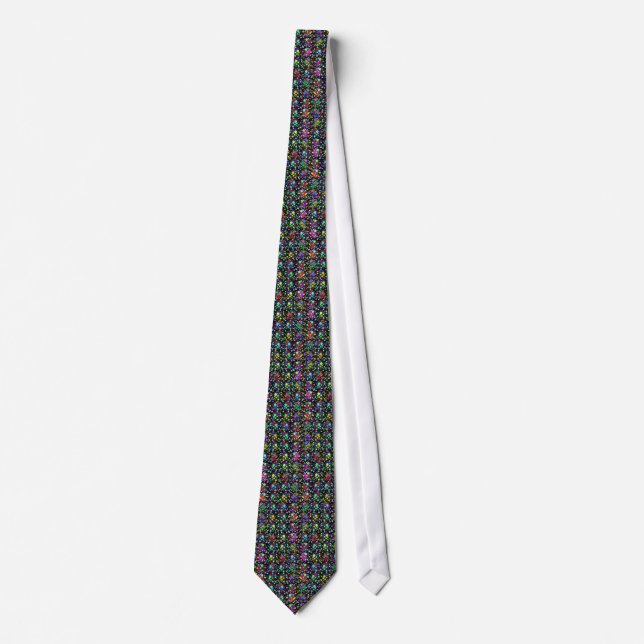 Corbata Colorido Fiesta Confetti Tie (Anverso)