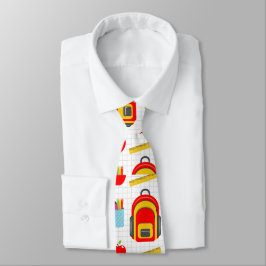 Corbata Colorido patrón de profesor escolar