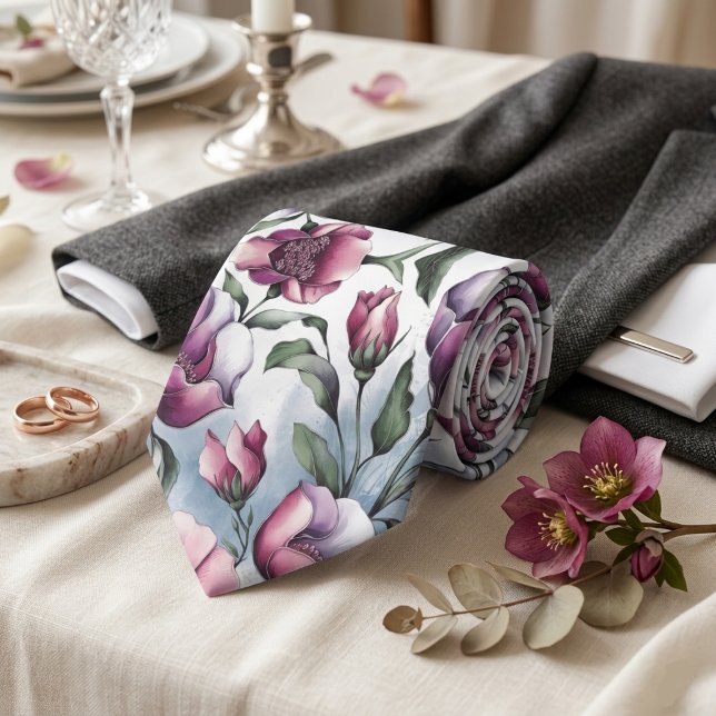 Corbata Combinación Floral de Pastel (Subido por el creador)