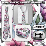 Corbata Combinación Pastel Floral<br><div class="desc">Añada un toque de encanto refinado a su vestimenta con nuestro pasto de cuello de combinación floral. Esta elegante corbata de cuello combina armoniosamente tonos pastel suaves con delicados motivos florales, creando un aspecto sutil y llamativo. Diseñado a partir de tejidos de primera calidad y seda, ofrece un confort y...</div>