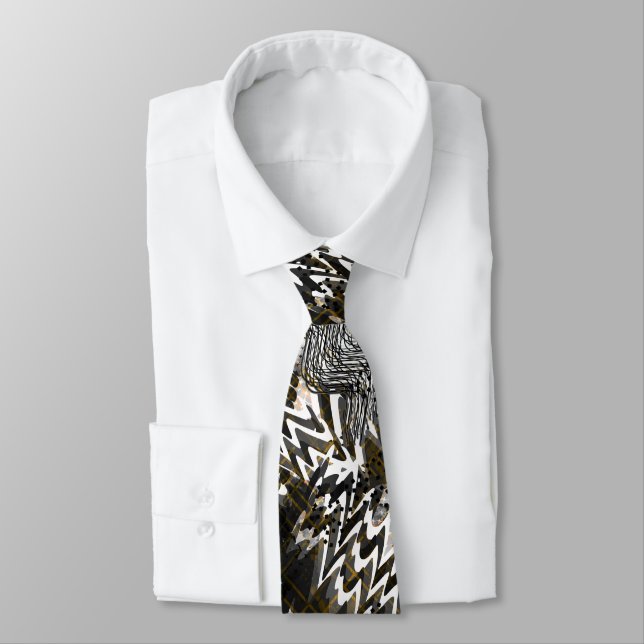 Corbata Combinado, étnico, africano. (Atado)