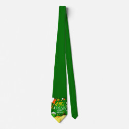 Corbata Comer bebida y ser irlandés