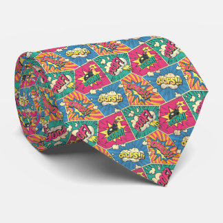Corbata Cómic Vintage – Explosión Pop Art