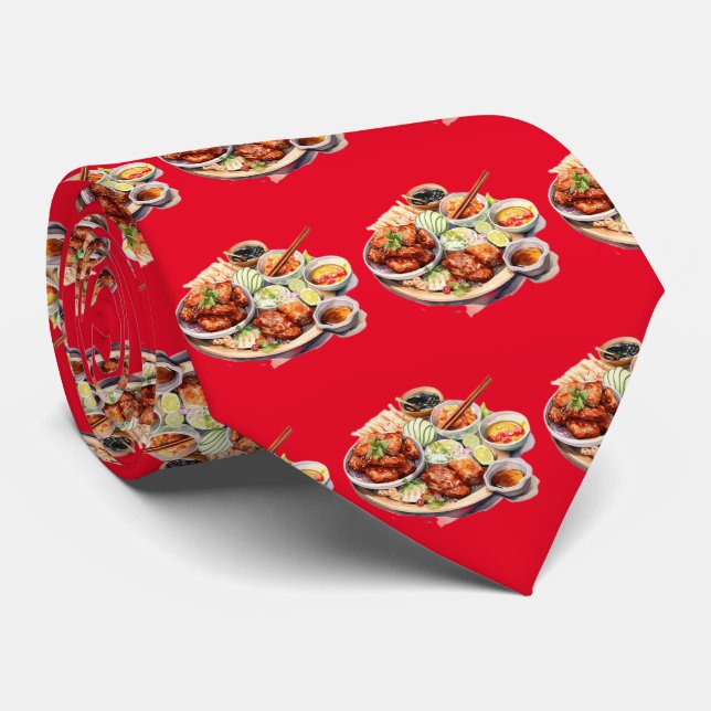 Corbata Comida asiática con azulejos de Guay (Enrollado)